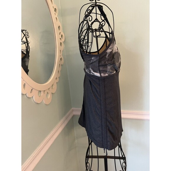 LULULEMON gray White tank tie dye grey top size 4 - Picture 2 of 6